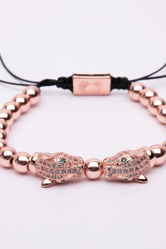 Bracciale in metallo modello doppia pantera