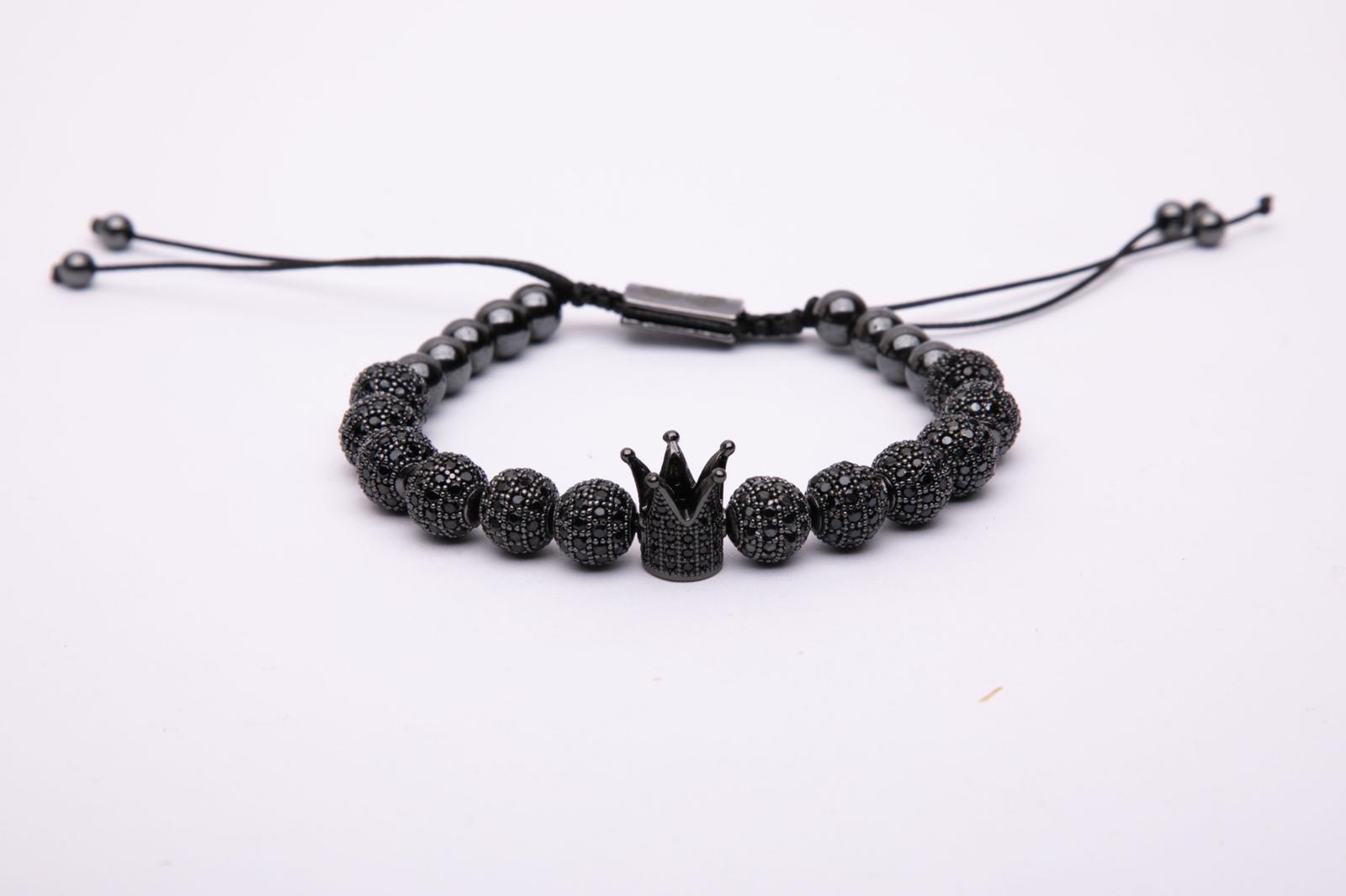 Bracciale in metallo modello royal crown