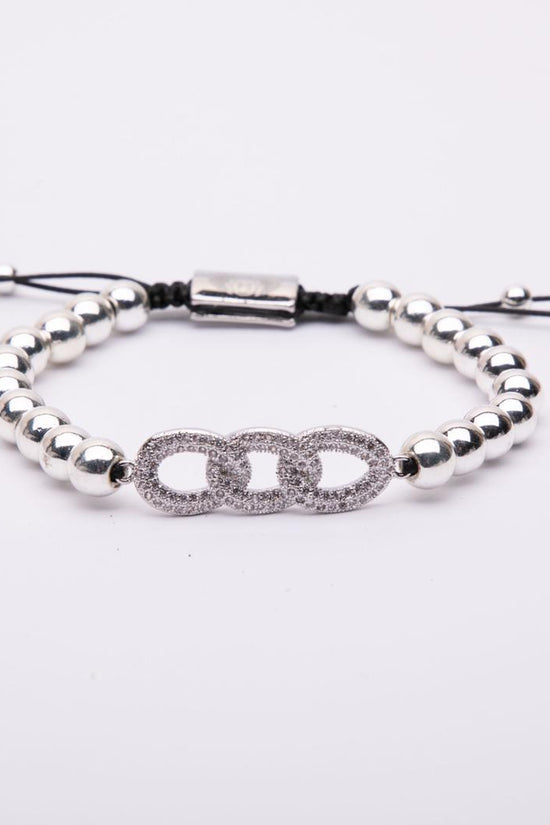 Bracciale in metallo modello infinity