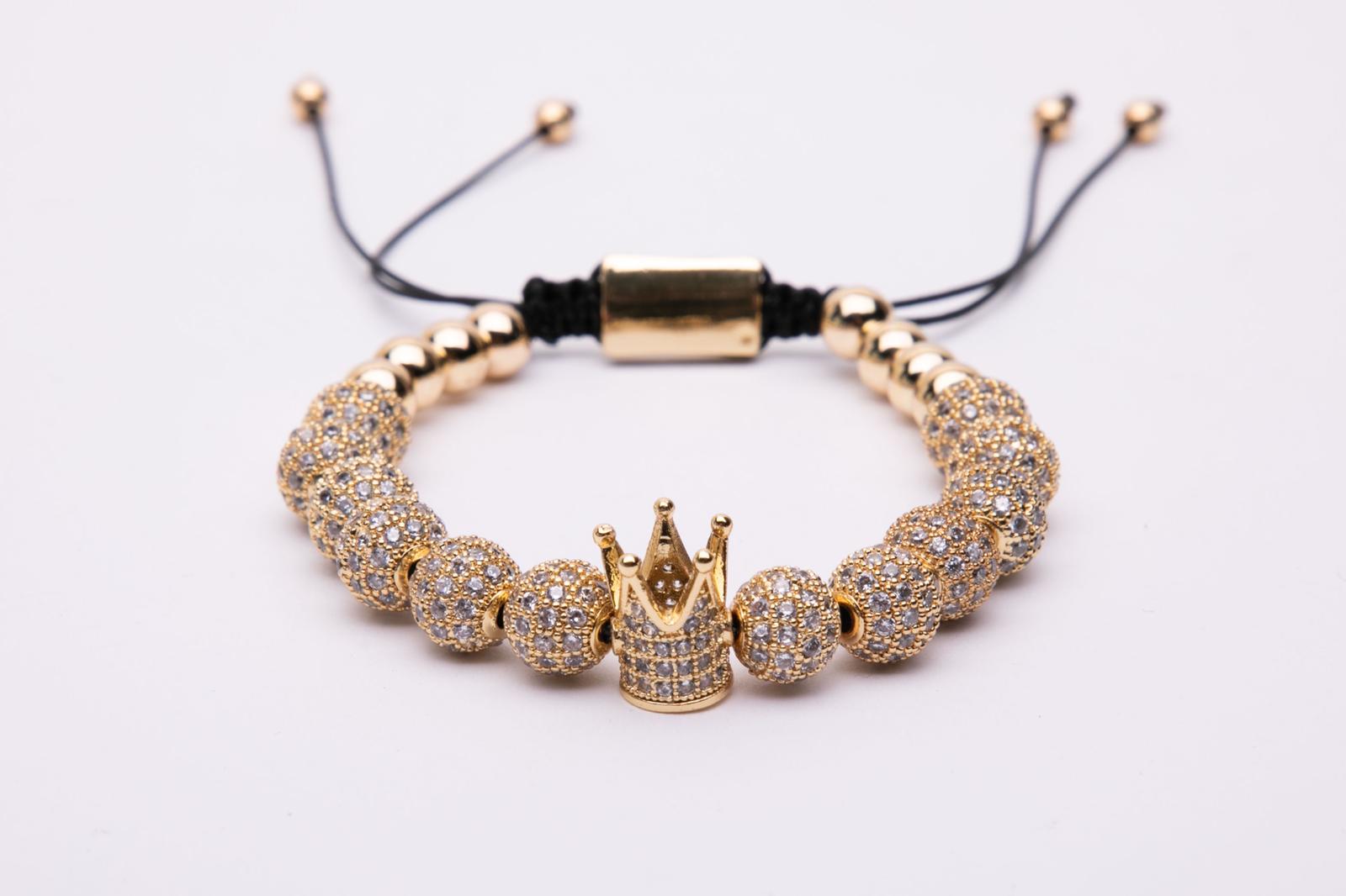 Bracciale in metallo modello royal crown