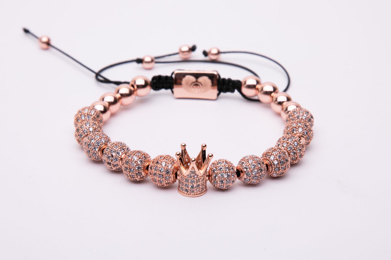 Bracciale in metallo modello royal crown