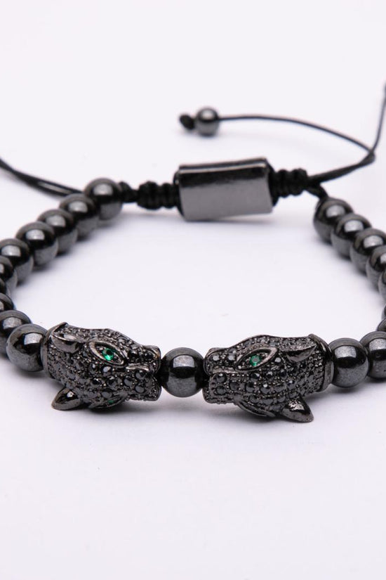 Bracciale in metallo modello doppia pantera