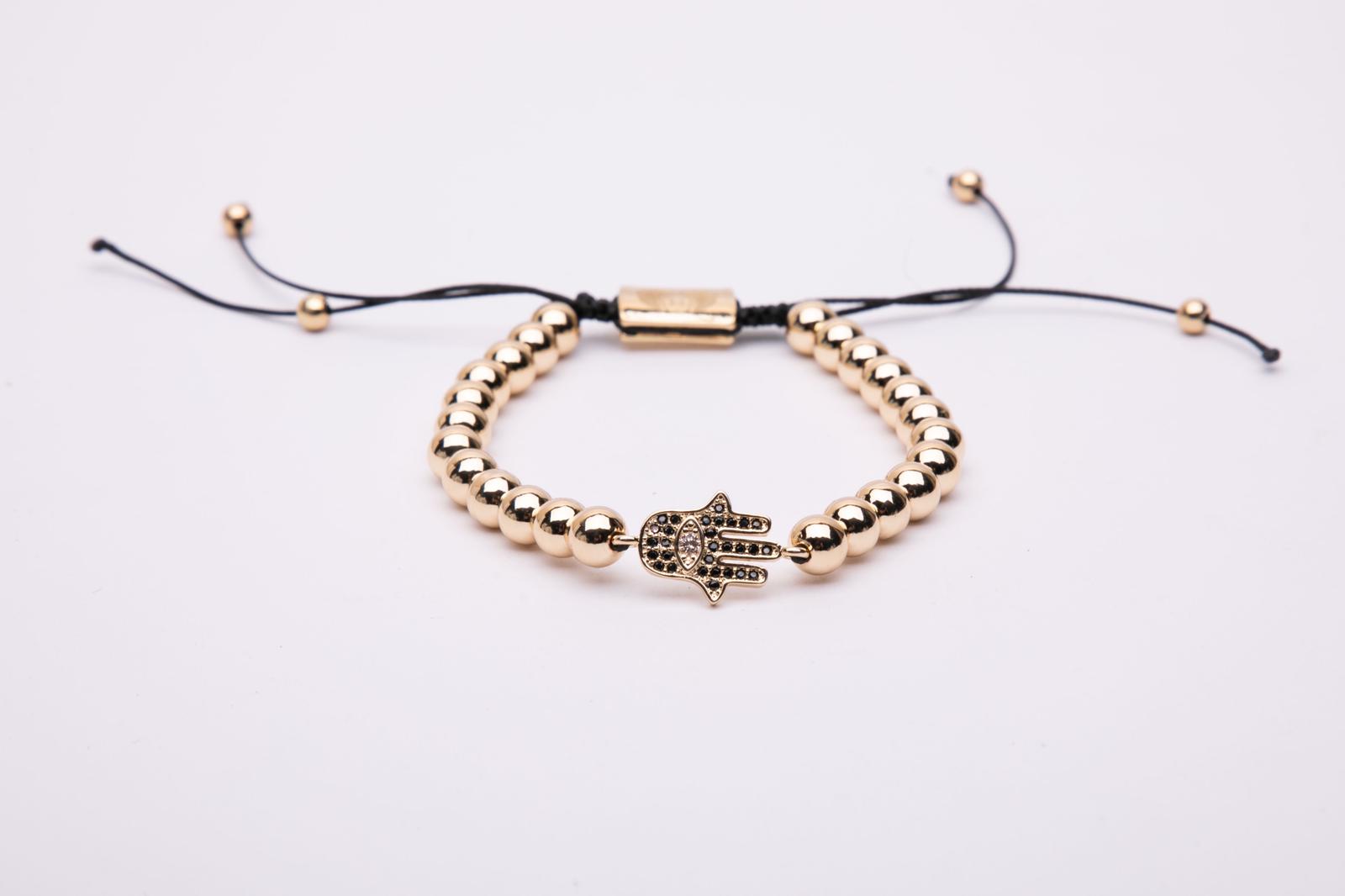 Bracciale in metallo modello mano di fatima