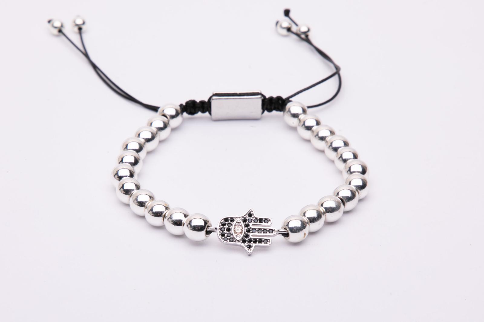 Bracciale in metallo modello mano di fatima