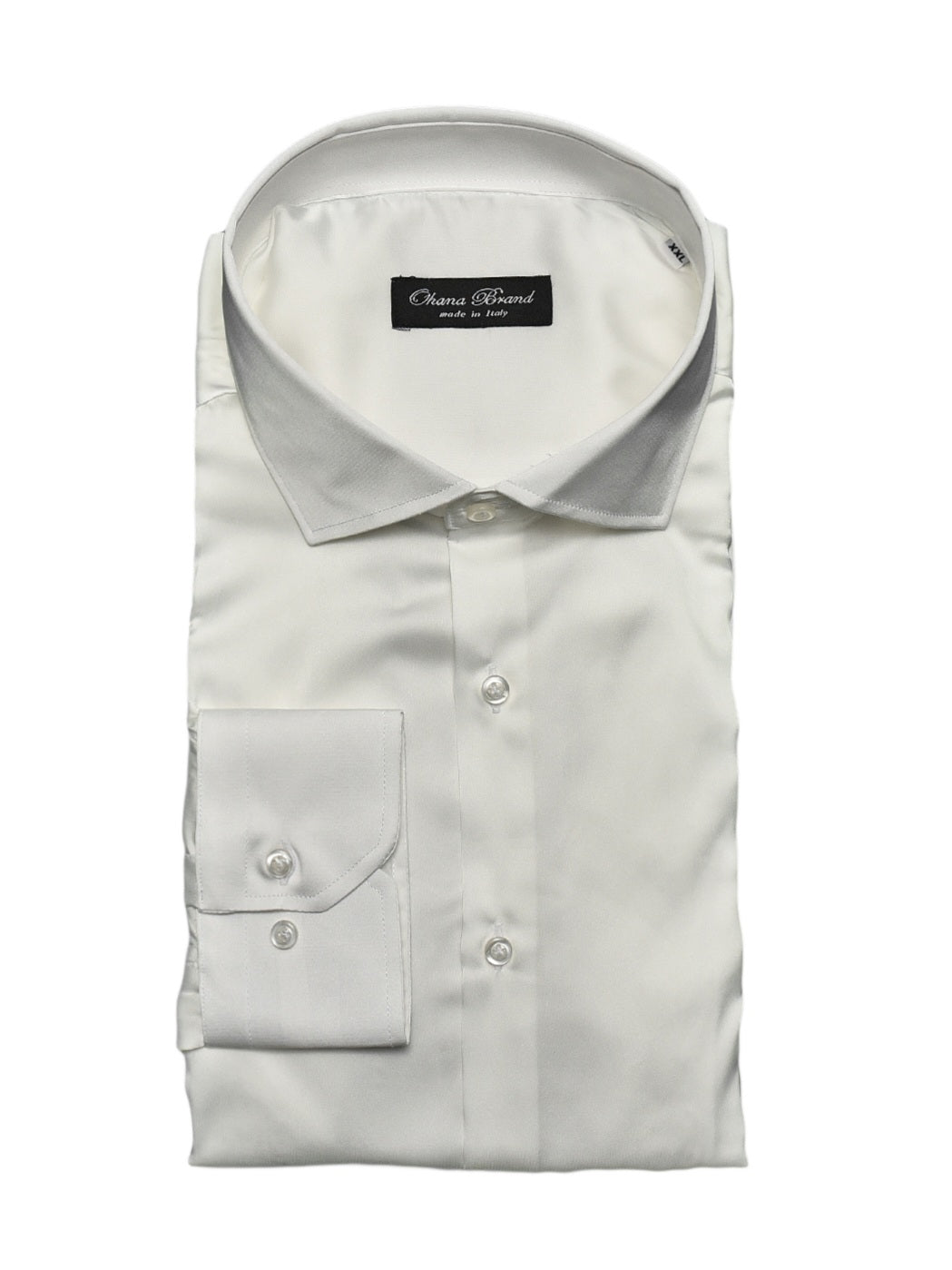 Camicia tessuto acetato bianco